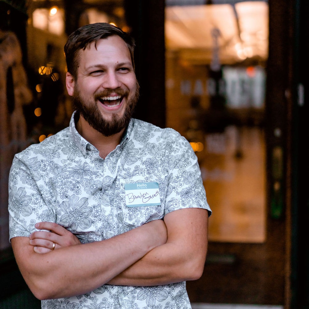 Branden Garrett smiling